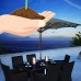 CorLiving Patio Umbrella with Solar Power LED Lights   554623065